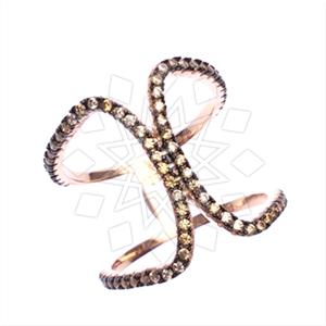 925 Sterling Silver Geometric Cocktail Rings