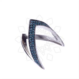 925 Sterling Silver Geometric Cocktail Rings