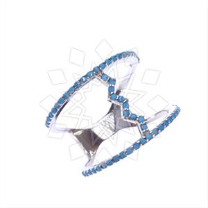 925 Sterling Silver Geometric Cocktail Rings