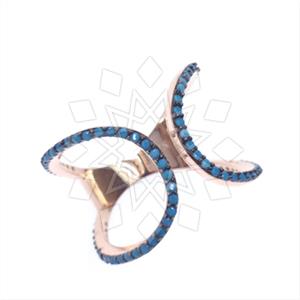 925 Sterling Silver Geometric Cocktail Rings