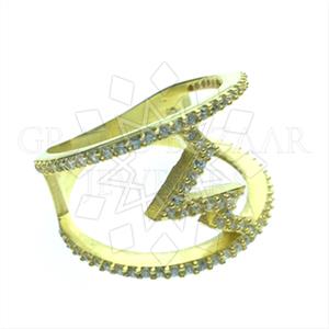 925 Sterling Silver Geometric Cocktail Rings