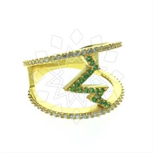 925 Sterling Silver Geometric Cocktail Rings