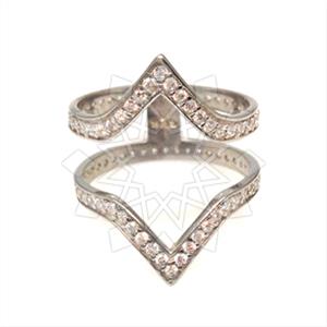 925 Sterling Silver Geometric Cocktail Rings