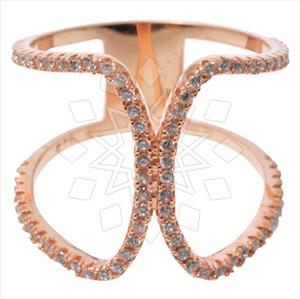 925 Sterling Silver Geometric Cocktail Rings