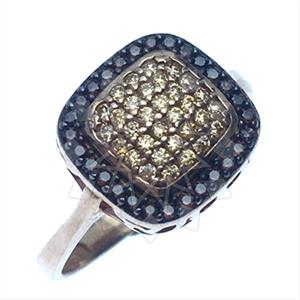 925 Sterling Silver Zirconia Statement  Cocktail Rings