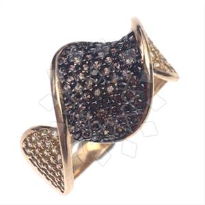 925 Sterling Silver Zirconia Statement  Cocktail Rings