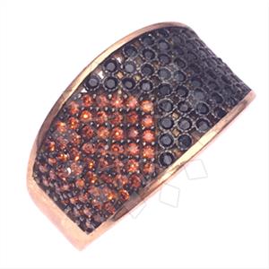 925 Sterling Silver Zirconia Statement  Cocktail Rings