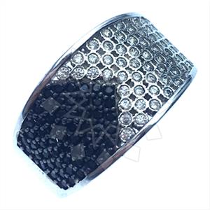 925 Sterling Silver Zirconia Statement  Cocktail Rings