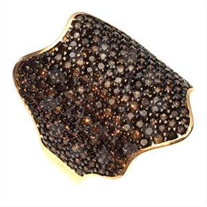 925 Sterling Silver Zirconia Statement  Cocktail Rings