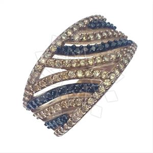 925 Sterling Silver Zirconia Statement  Cocktail Rings