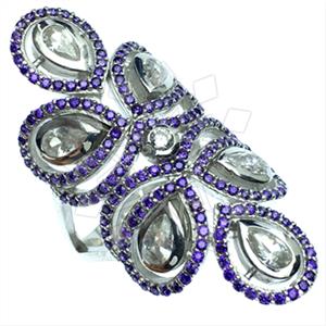 925 Sterling Silver Modern  Cocktail Rings