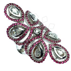 925 Sterling Silver Modern  Cocktail Rings