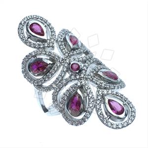 925 Sterling Silver Modern  Cocktail Rings