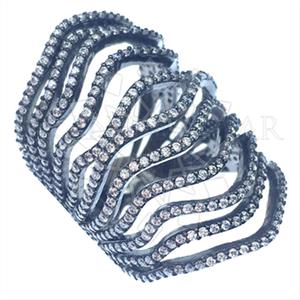 925 Sterling Silver Modern  Cocktail Rings