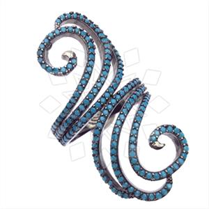 925 Sterling Silver Modern  Cocktail Rings