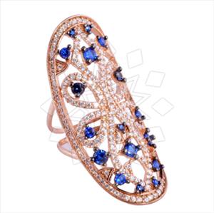 925 Sterling Silver Modern  Cocktail Rings