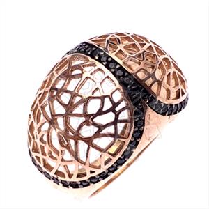 925 Sterling Silver Zirconia Statement  Cocktail Rings