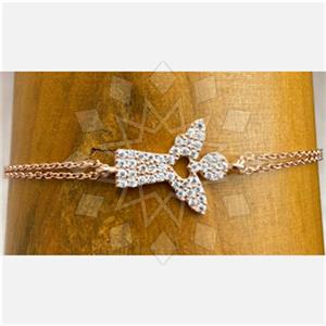 925 Sterling Silver Angel and Wings Classic Bracelets