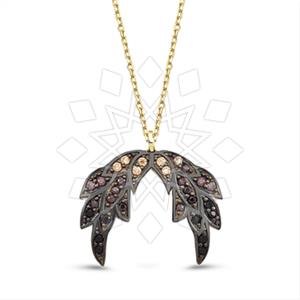 925 Sterling Silver Angel and Wings Pendant Necklace