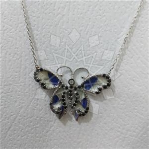 925 Sterling Silver Angel and Wings Pendant Necklace