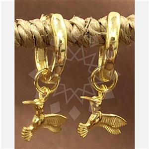 925 Sterling Silver Animal Dangle Earrings