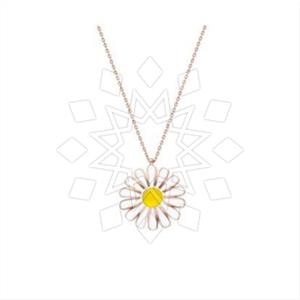 925 Sterling Silver Animal Flower Pendant Necklace