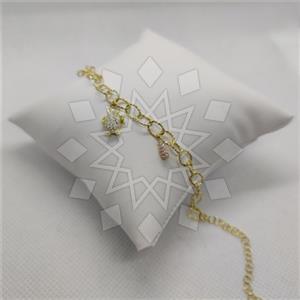 925 Sterling Silver Animal Geometric Minimal Dainty Tassel Bracelet