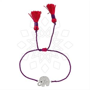 925 Sterling Silver Animal Macrame String Bracelets