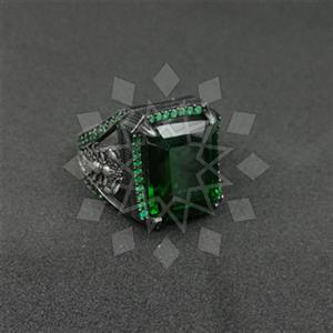 925 Sterling Silver Animal Mens Ring