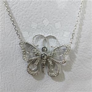 925 Sterling Silver Animal Pendant Necklace