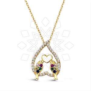 925 Sterling Silver Animal Pendant Necklace