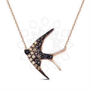 925 Sterling Silver Animal Pendant Necklace