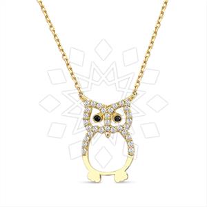925 Sterling Silver Animal Pendant Necklace
