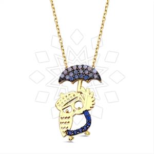 925 Sterling Silver Animal Pendant Necklace