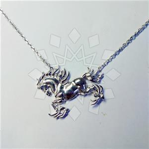 925 Sterling Silver Animal Pendant Necklace