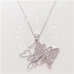 925 Sterling Silver Animal Pendant Necklace