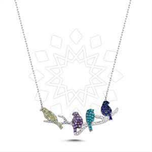 925 Sterling Silver Animal Pendant Necklace