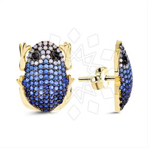 925 Sterling Silver Animal Stud Earrings