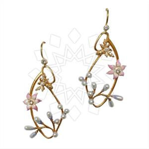 925 Sterling Silver Animal Tree and Leaf Flower Dangle Earrings