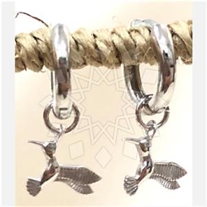 925 Sterling Silver Animal Dangle Earrings