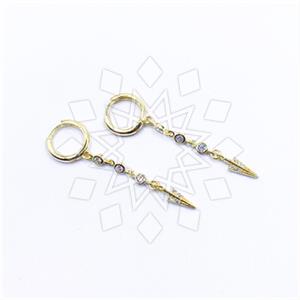 925 Sterling Silver Arrow Dangle Earrings