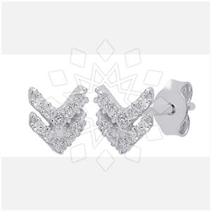 925 Sterling Silver Arrow Stud Earrings