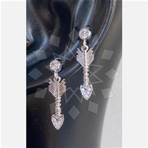 925 Sterling Silver Arrow Stud Earrings
