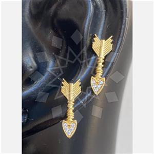 925 Sterling Silver Arrow Stud Earrings
