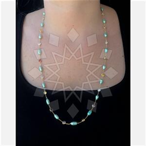 925 Sterling Silver Beaded Necklace