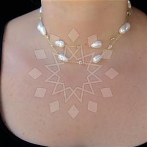 925 Sterling Silver Beaded Necklace