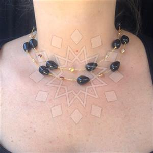 925 Sterling Silver Beaded Necklace