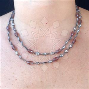 925 Sterling Silver Beaded Necklace