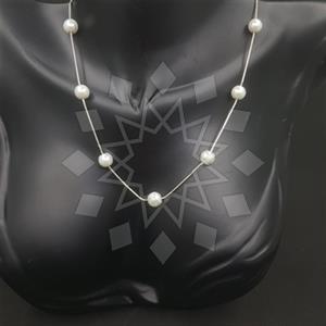 925 Sterling Silver Beaded Necklace