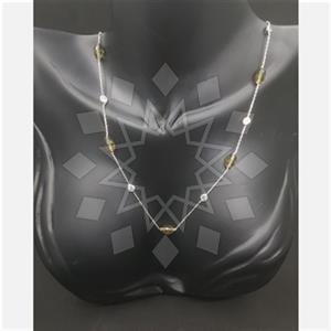 925 Sterling Silver Beaded Necklace